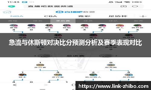 急流与休斯顿对决比分预测分析及赛季表现对比